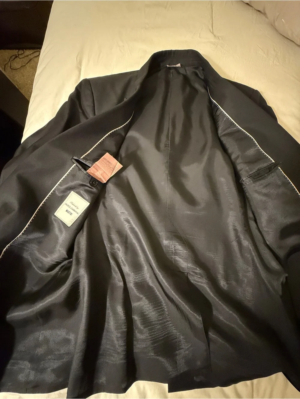 Dolce & Gabbana Men's Black Single-Button Sport Coat